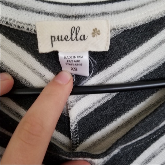 Anthropologie Puella Mitered Striped Knit … - Picture 3 of 4